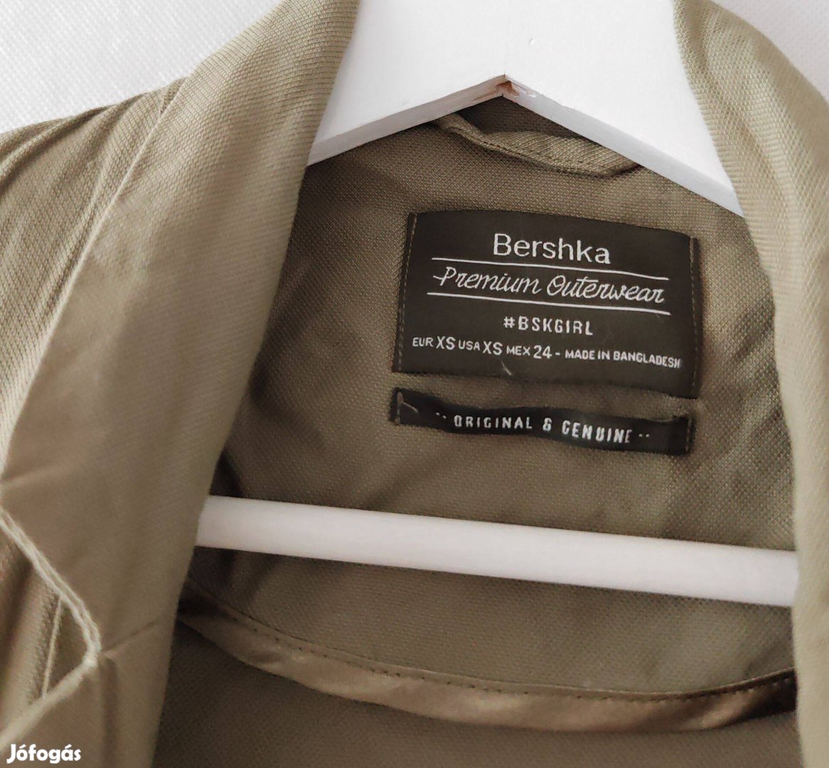 Bershka khaki női blézer