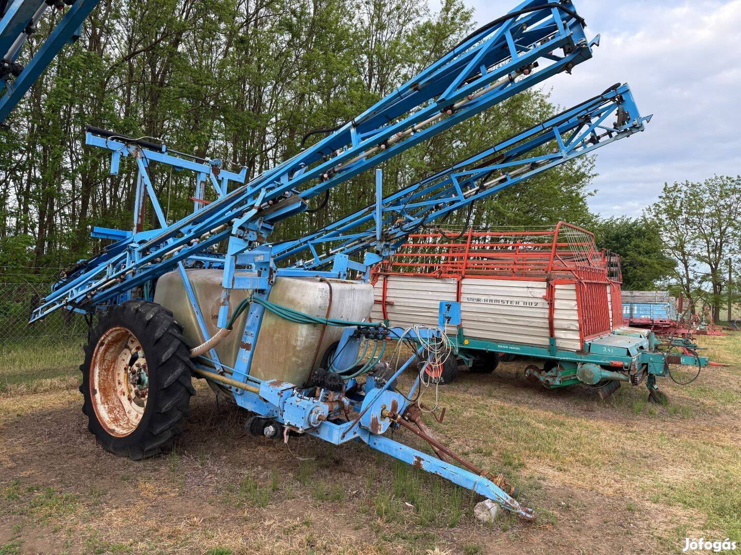 Berthoud 2000/24 vegyszerező, permetező Kertitox, Forrás, Hardi