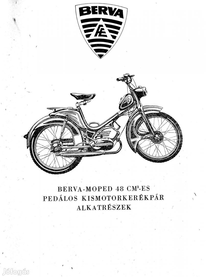 Berva moped alkatrész katalógusa