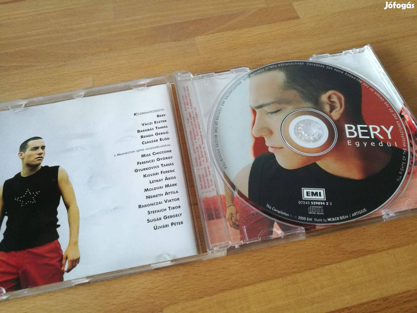 Bery - Egyedül (EMI, 2000, CD)