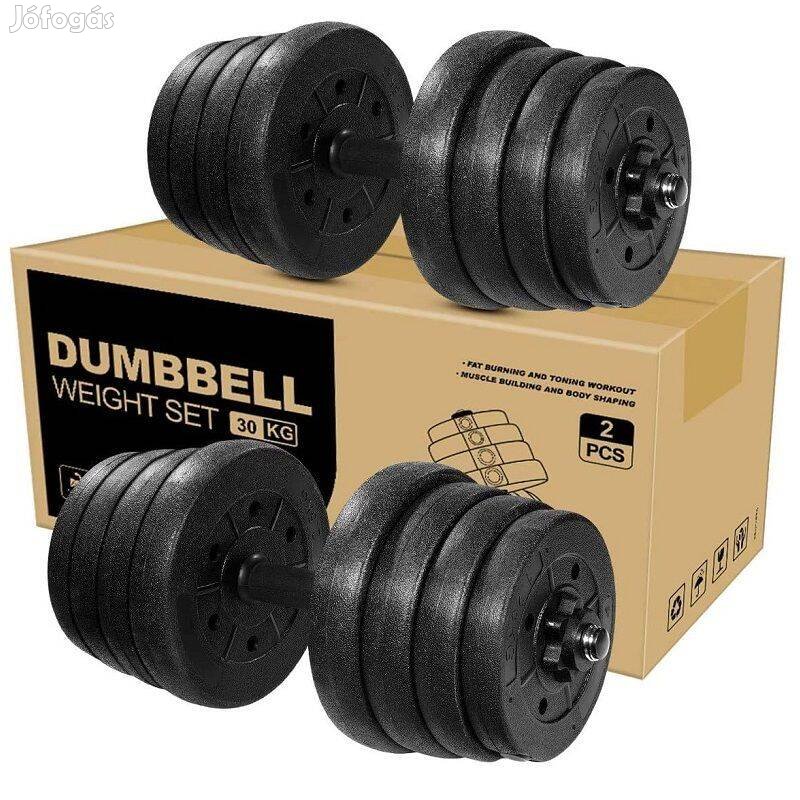Besportble egykezes súlyzószett pár, 30kg