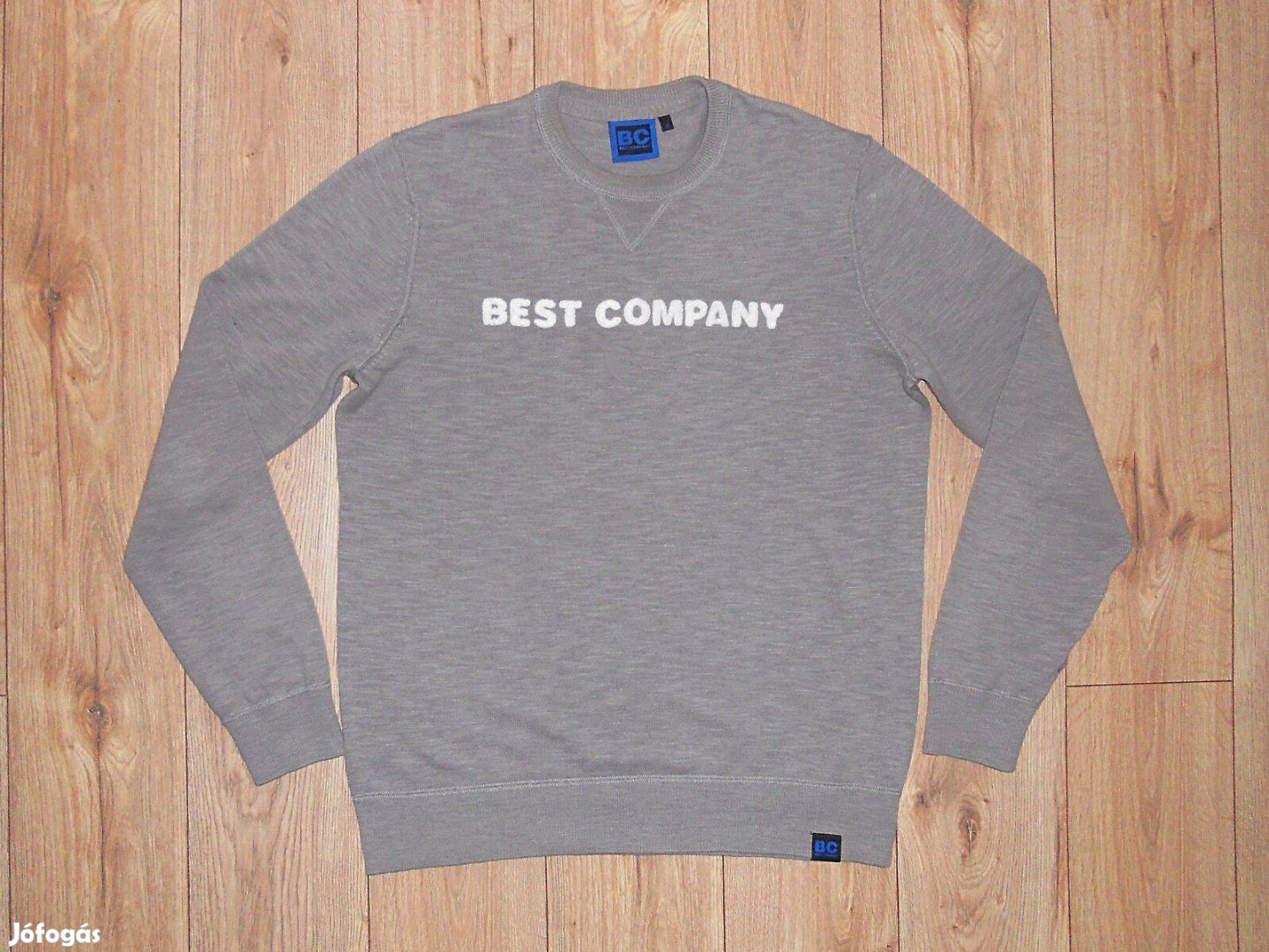 Best Company szürke pulóver (M-es)