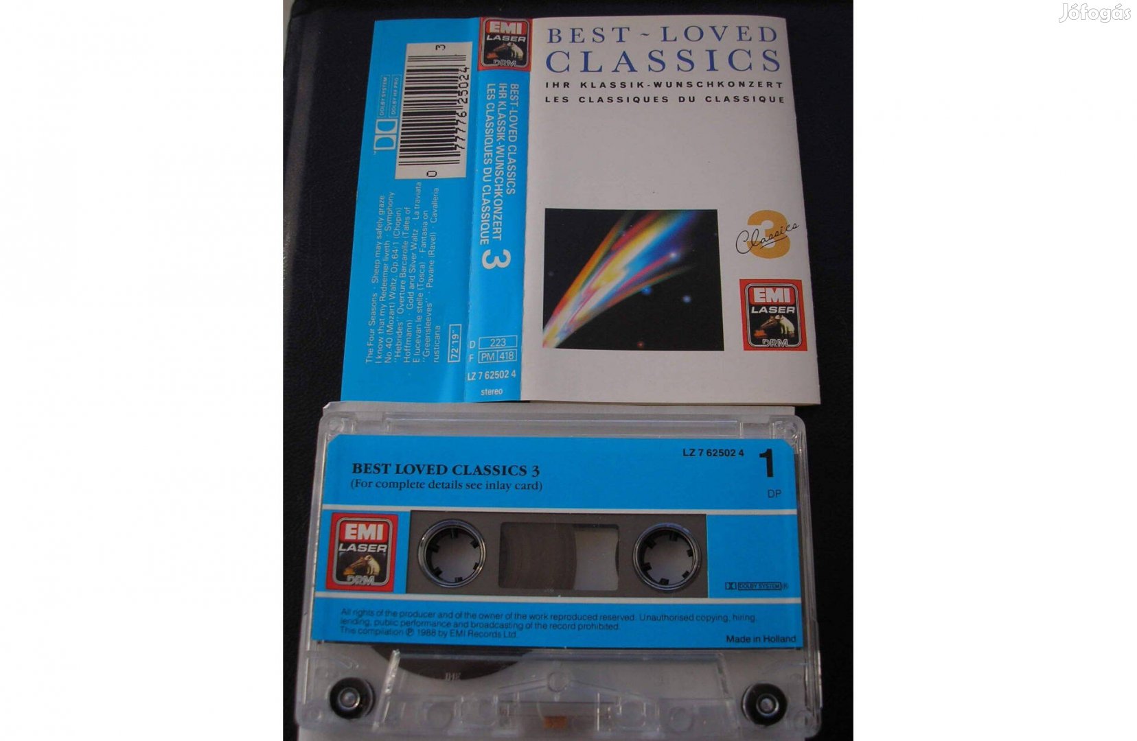 Best Loved Classic - 1988 EMI , gyári műsoros kazetta