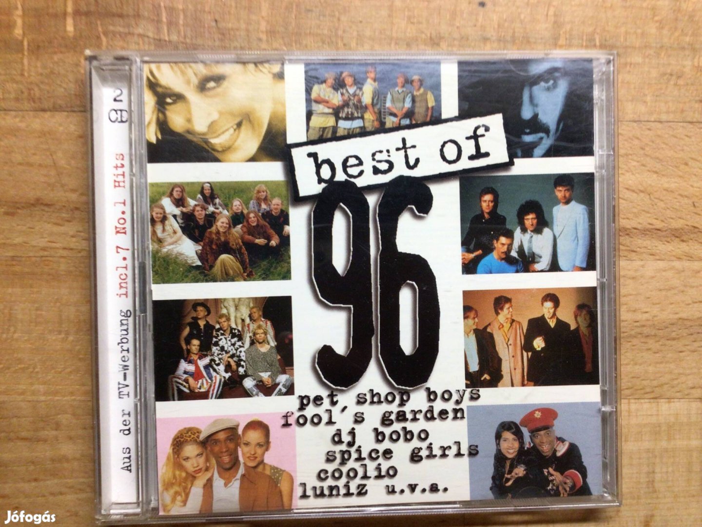 Best Of 96- zenei válogatás, dupla cd lemez
