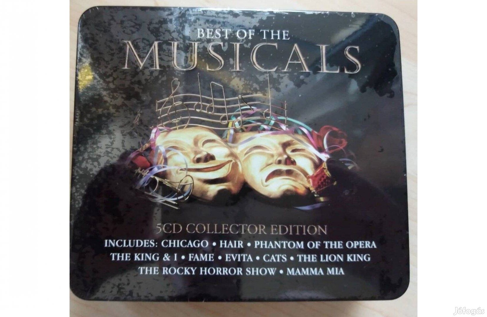 Best of musicals díszdobozos cd gyűjtemény (5 db), lefóliázva