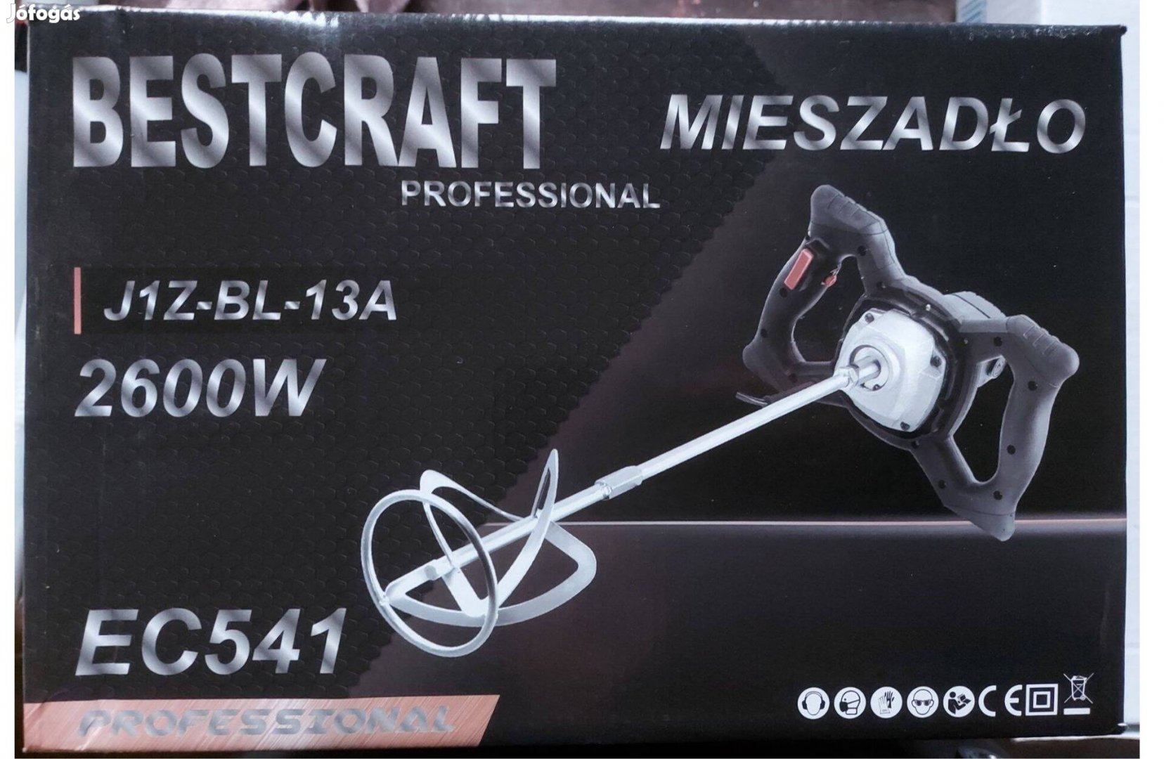 Bestcraft EC541 kétkezes habarcs festék keverőgép 2600W Garancia!