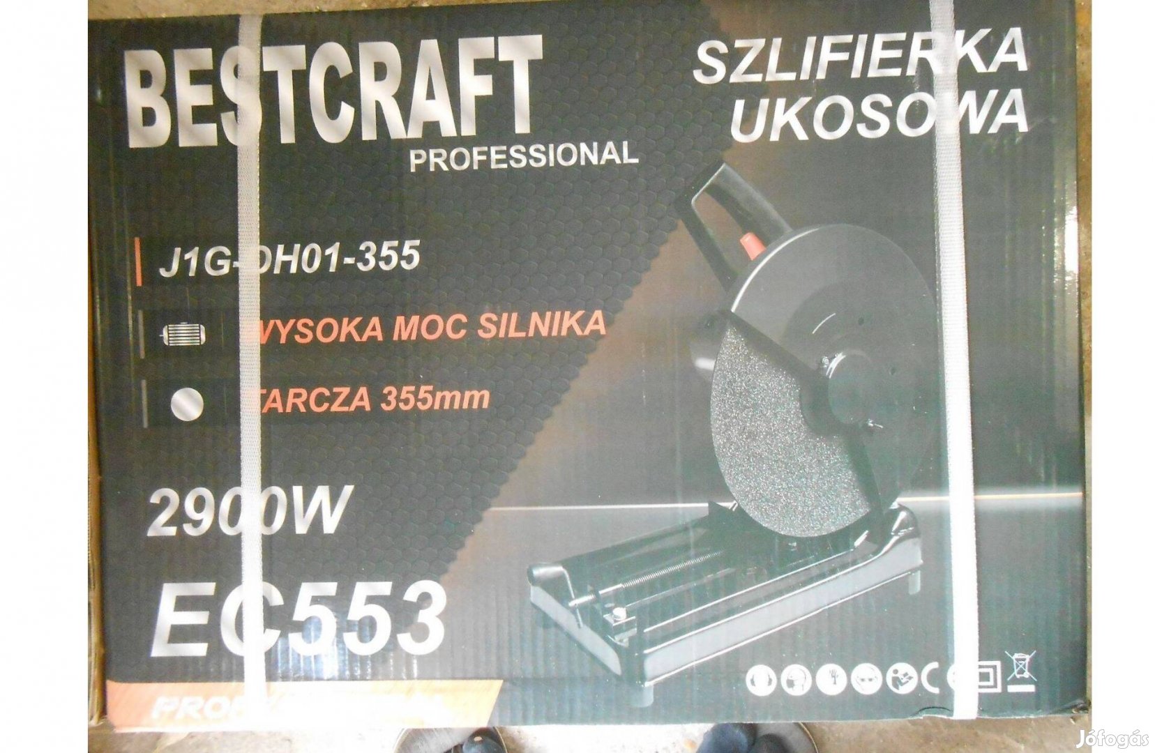 Bestcraft EC553 gyorsdaraboló fémvágó körfűrész 2900W Garancia!