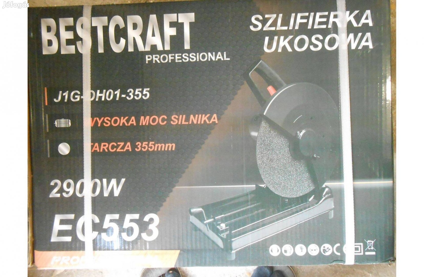 Bestcraft EC553 gyorsdaraboló fémvágó körfűrész 2900W Garancia!