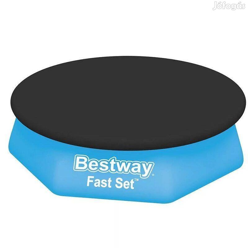 Bestway Flowclear medencetakaró, 244cm - fekete (58032)