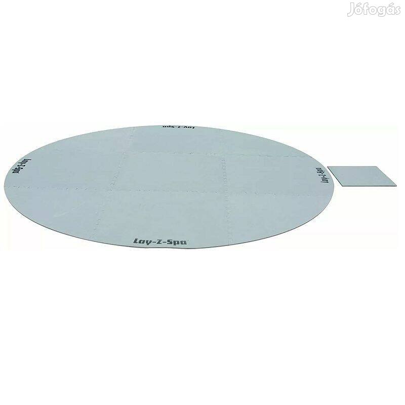 Bestway LayZSpa kör alakú aljvédő, 211cm - szürke (13222)