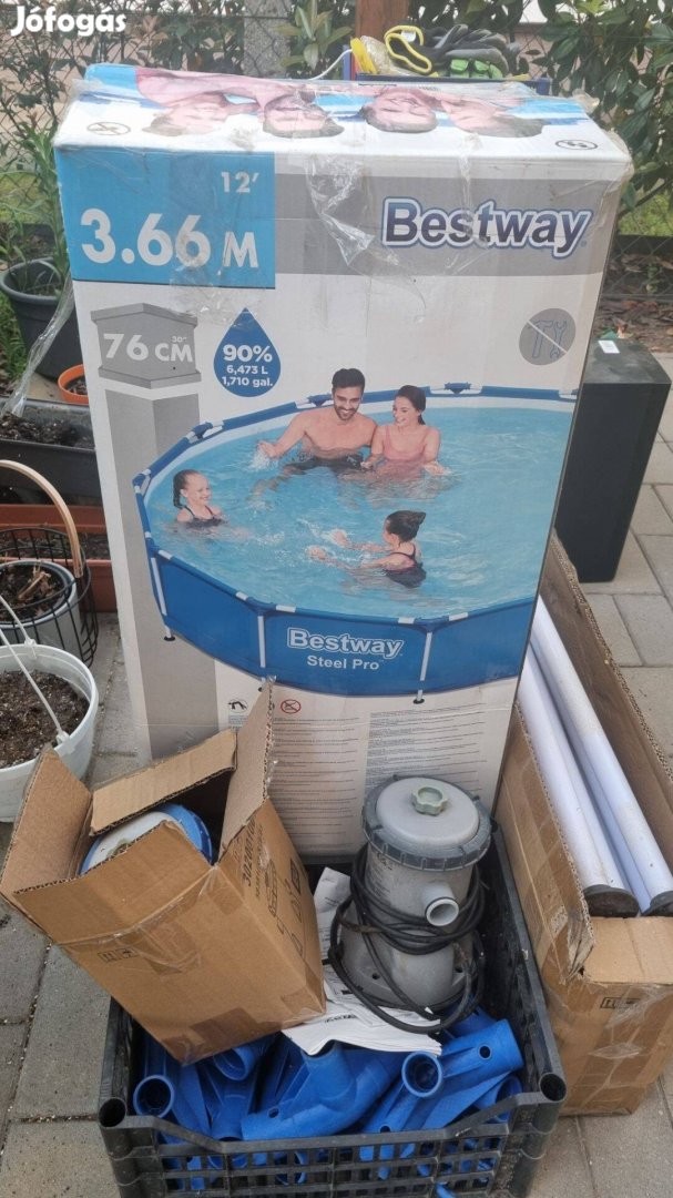 Bestway Steel pro 3.66m x 76cm medence
