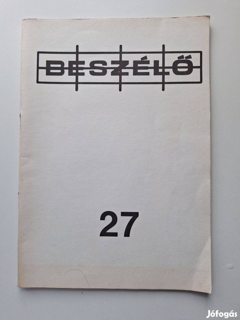 Beszélő 27 - 1989/2. szám