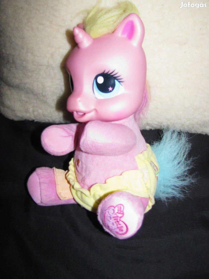 Beszélő Póni, játék, magyarul beszélő, Little Poni, 23 cm, rózsaszín