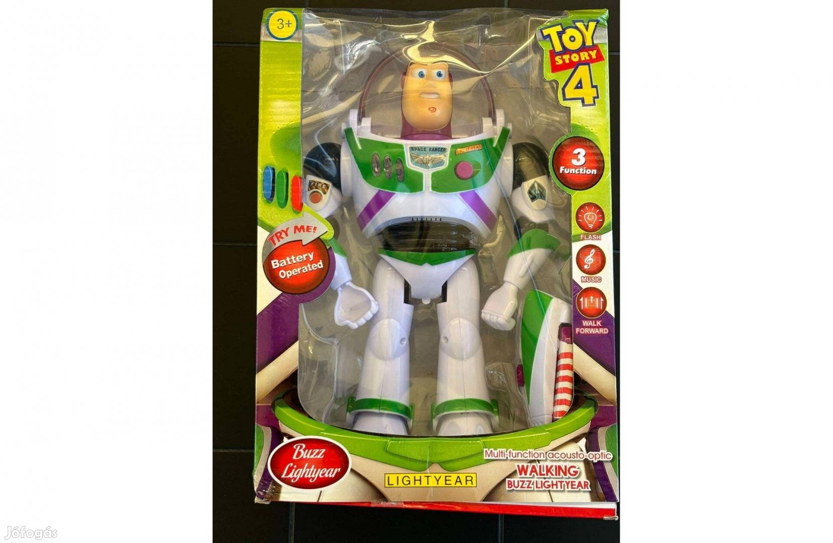 Beszélő Toy Story Buzz Lightyear Figura 33 cm