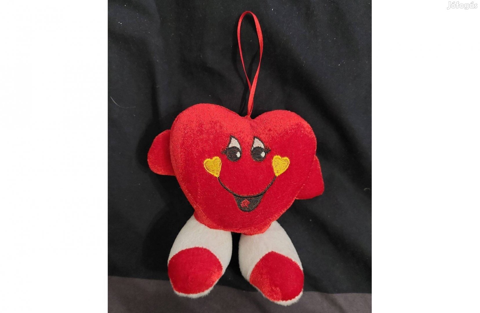 Beszélő plüss szív cuppogós puszi, I love you! 1015 cm