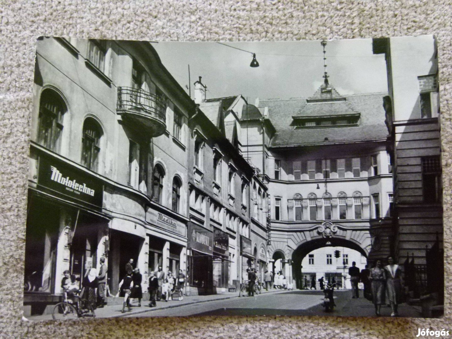 Besztercebányai képeslap 1961-ből