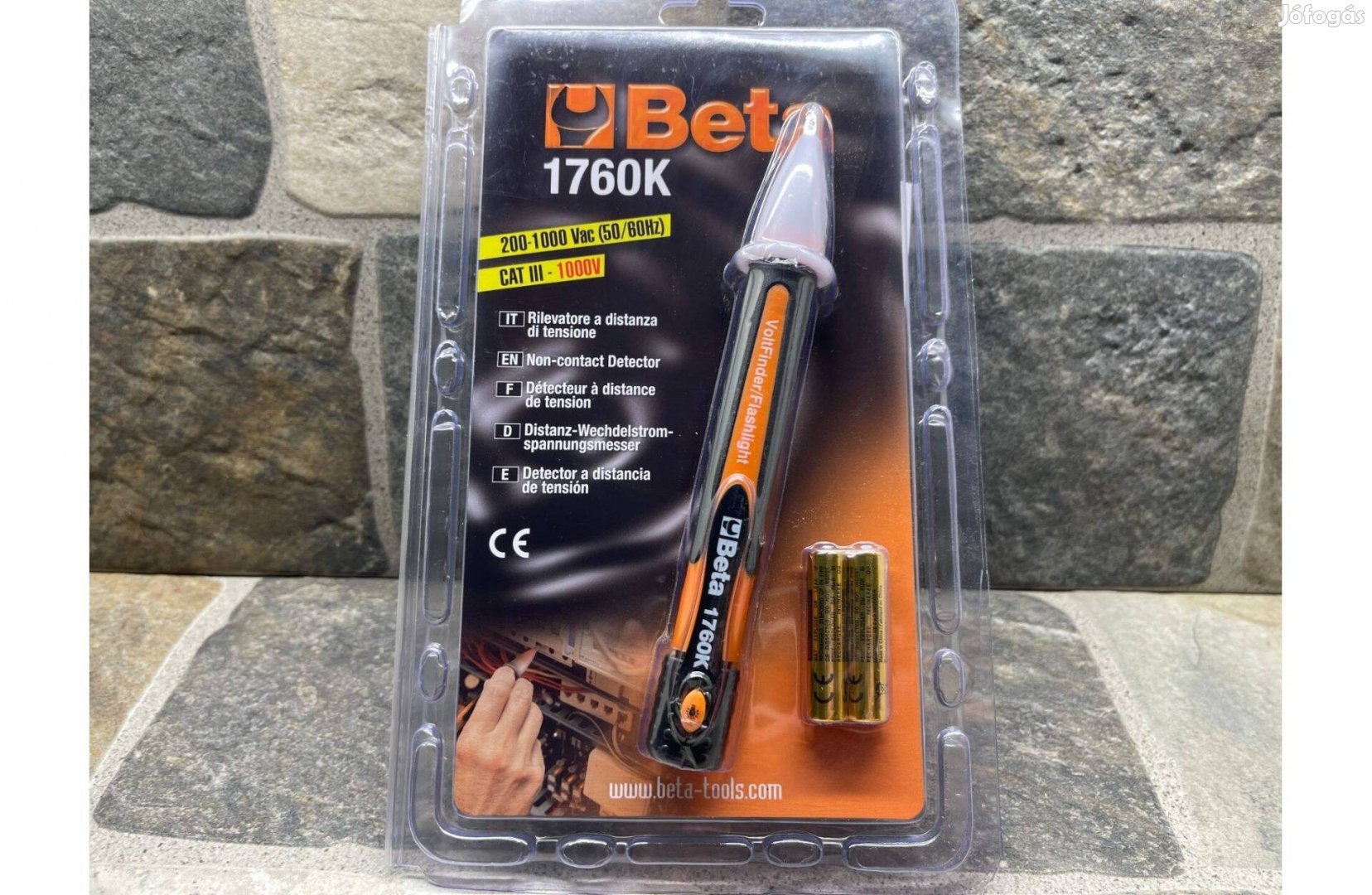 Beta 1760K-AC Érintés nélküli Feszültségkereső + Led lámpa