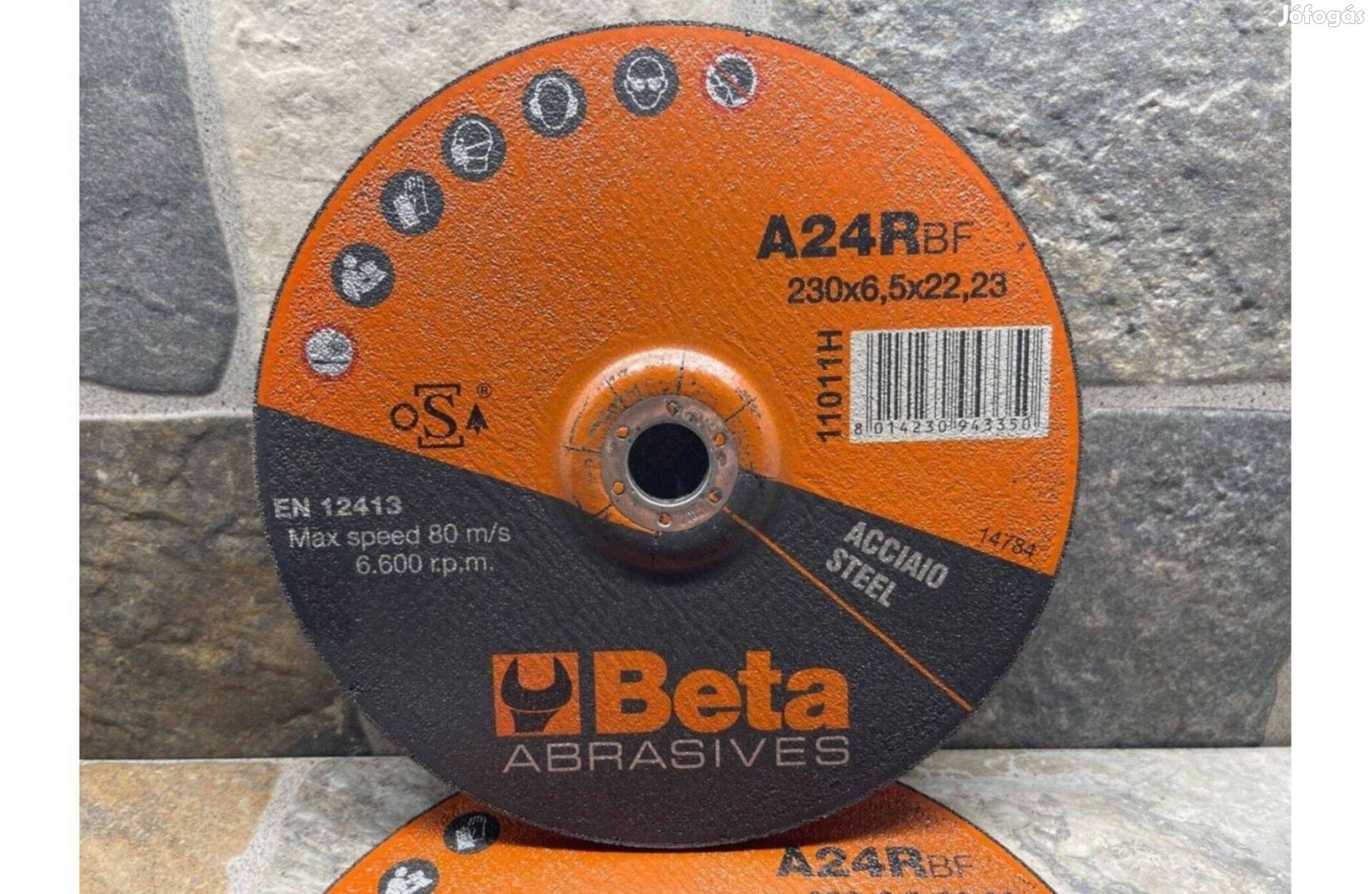 Beta 230x6,5 csiszoló korong Acélhoz ár2db