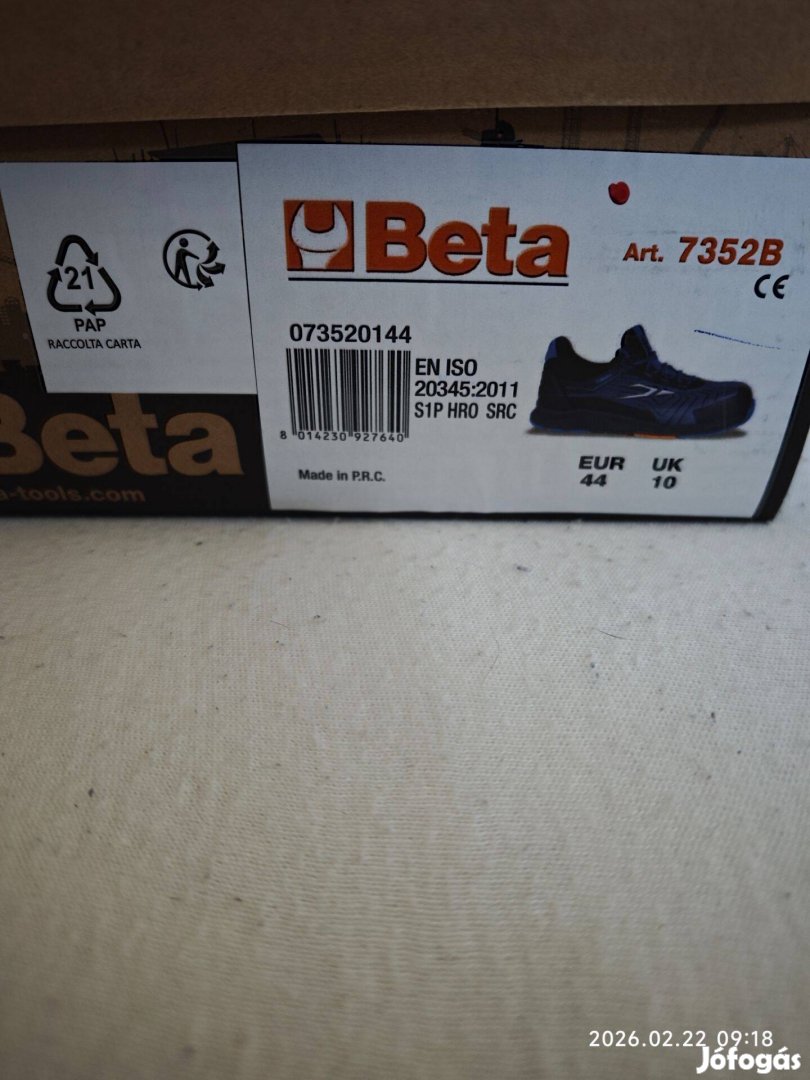 Beta 7352B munkavédelmi félcipő S1P