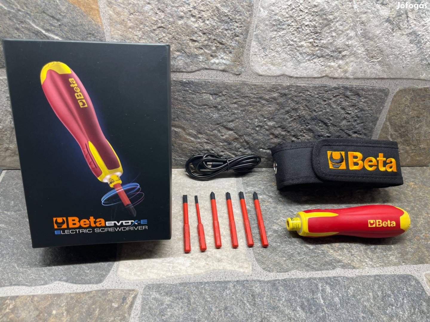 Beta Szigetelt Akkus Csavarhúzó + Bit + Tároló - 1211E/GE-Evox-E
