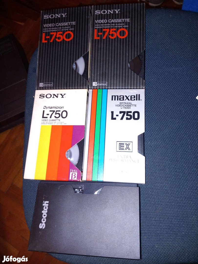 Betamax videó kazetták 5 db