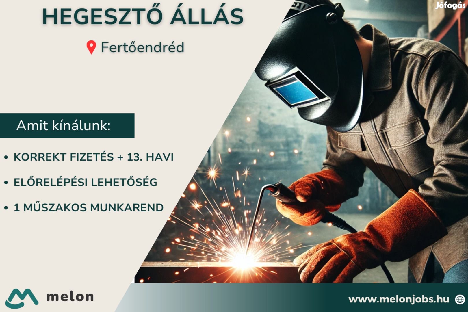 Betanított hegesztő