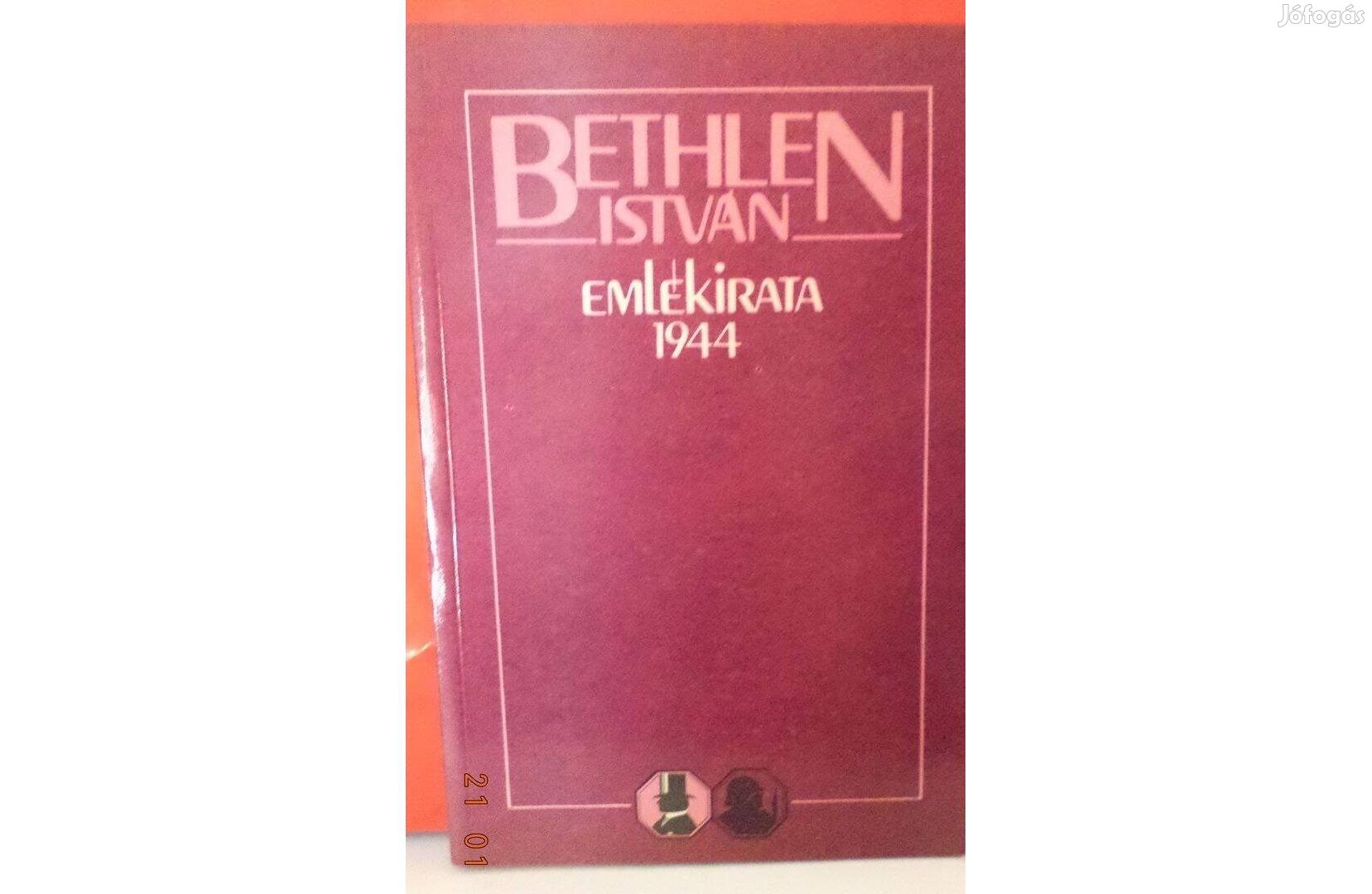 Bethlen István emlékiratai 1944