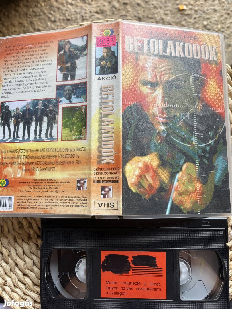 Betolakodók vhs kazetta