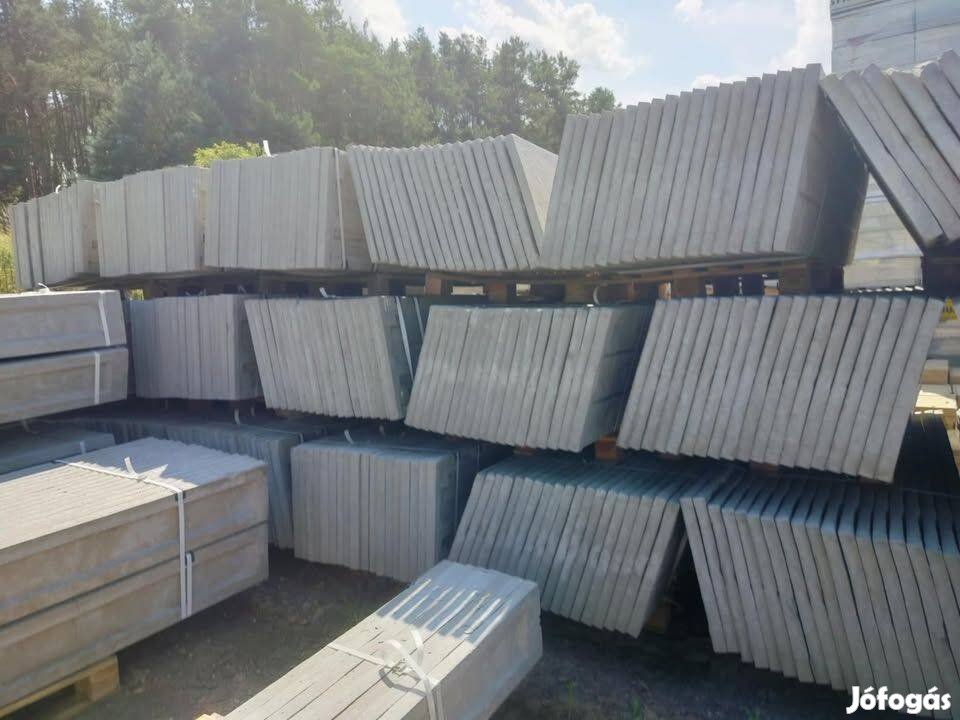 Beton lábazati elem szélesség: 245 cm és 250 cm