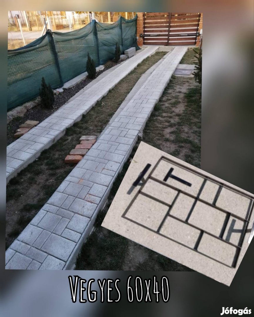 Beton mintázó sablon Vasból Akciós GLS házhozszállítással