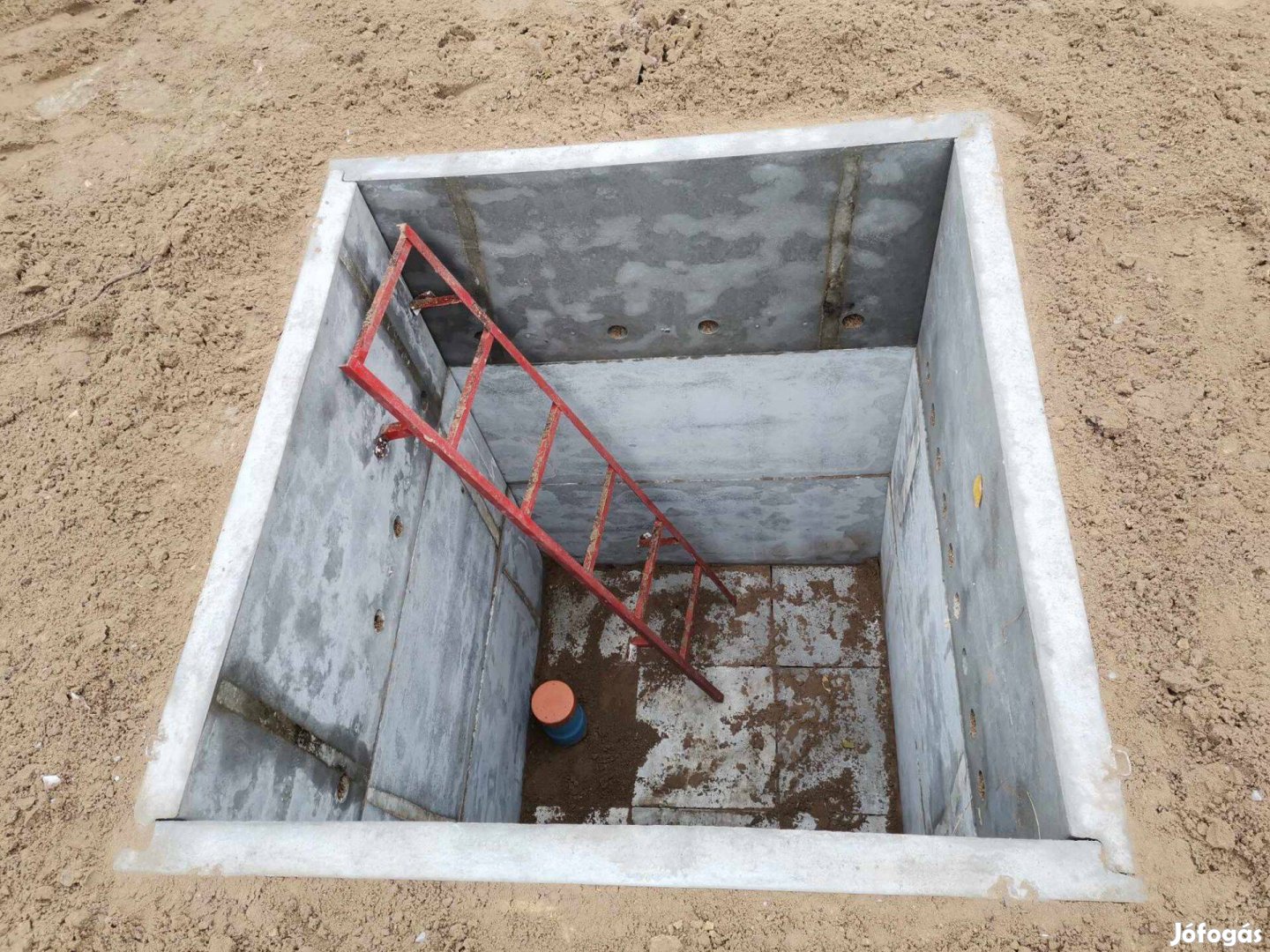 Beton vízóra akna szivattyú akna