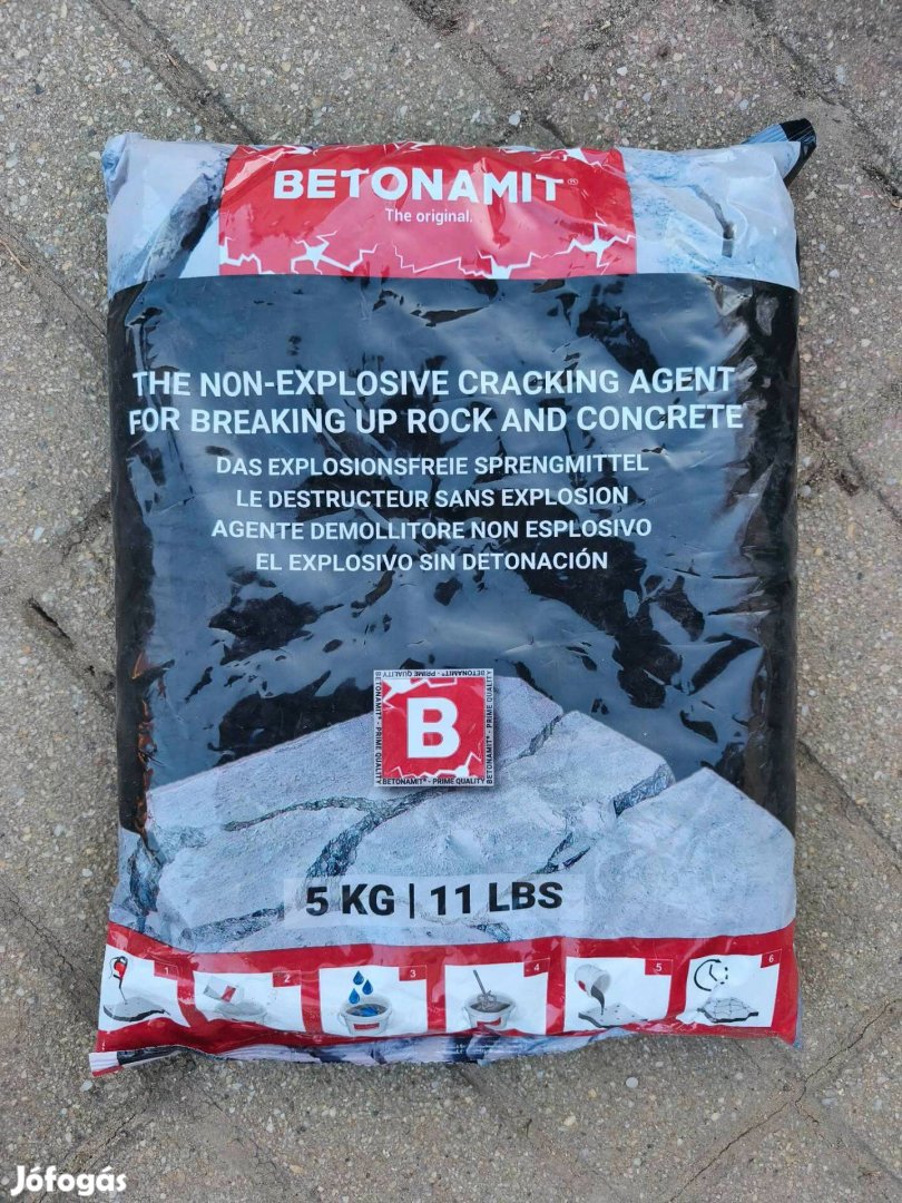 Betonamit betonrepesztő anyag - 20kg