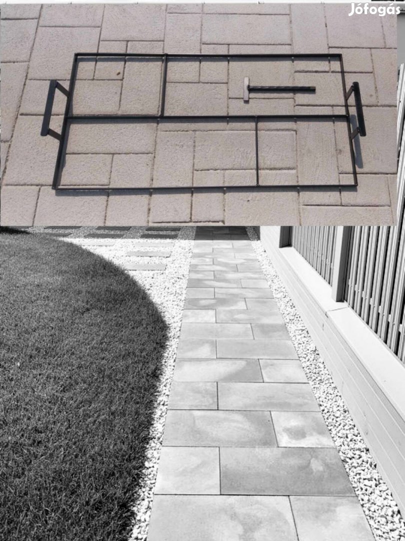 Betonba mintanyomó sablon Vasból Akciós 90*50 cm