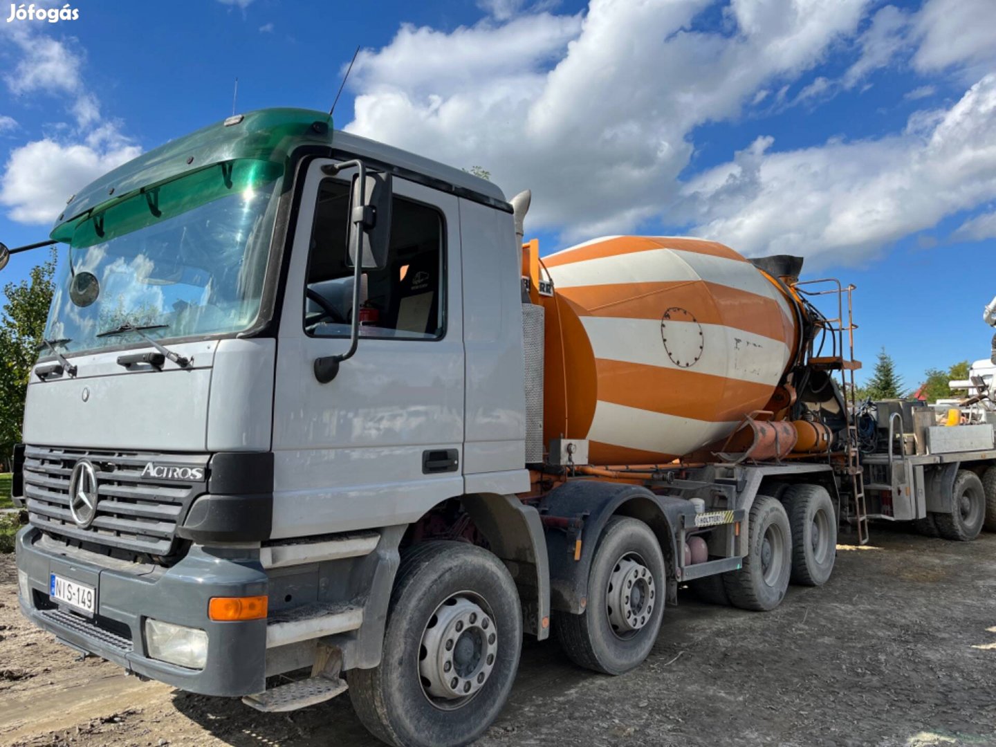 Betonmixer, haszonjármű, teherauto