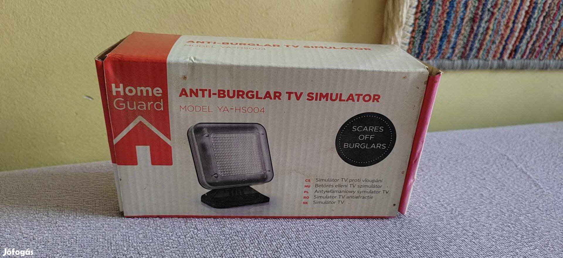 Betörés elleni TV szimulátor - dobozában - sosem használt