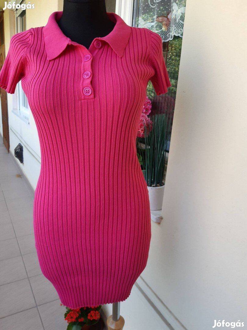 Better S/M pink ,elasztikus pamut női hosszitott felső vagy akár ruha