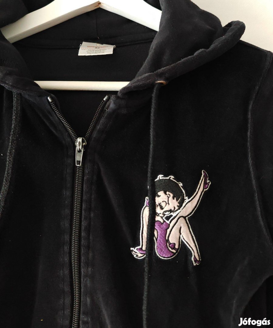 Betty Boop plüss női sportos pulóver