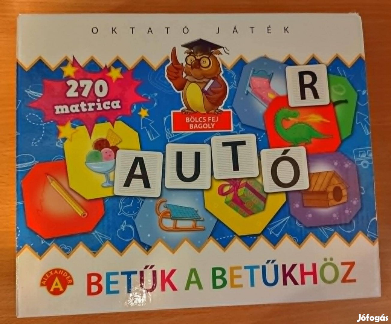 Betűk a betűkhöz oktató játék