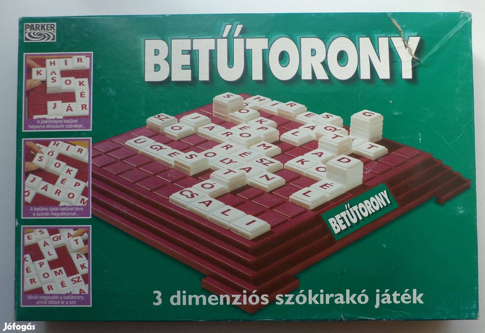 Betűtorony /régi társasjáték,hiánytalan/