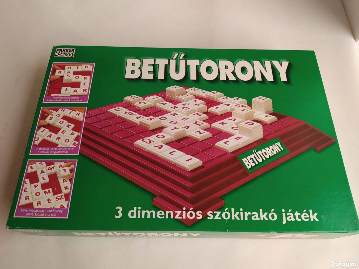 Betűtorony retro társasjáték szép állapotban