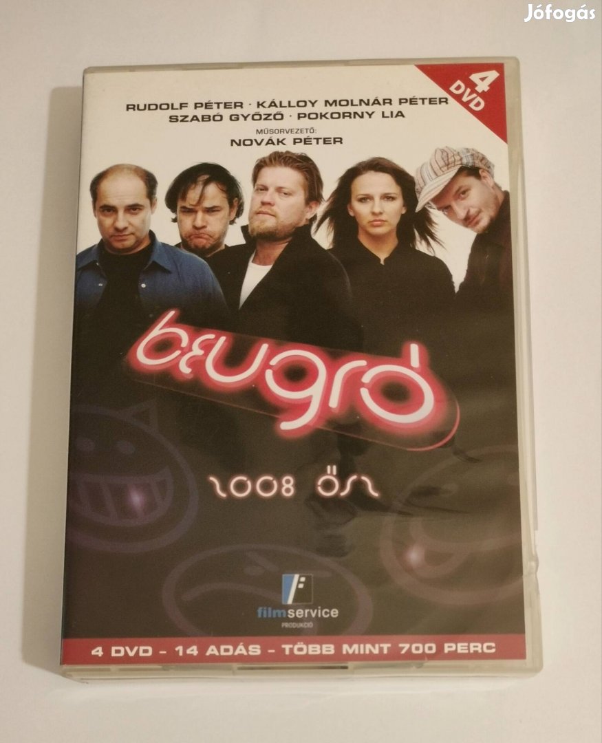 Beugró 2008 ősz 4 lemezes dvd Rudolf Péter, Szabó Győző, Pokorny Lia 