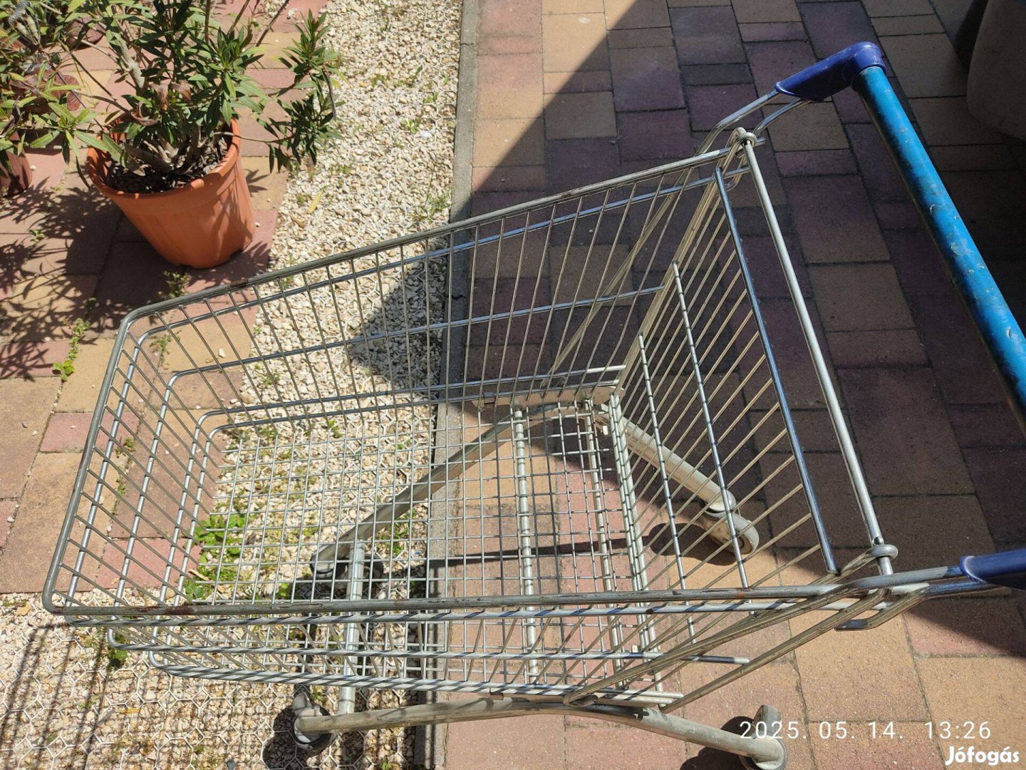 Bevásárló kocsi fém