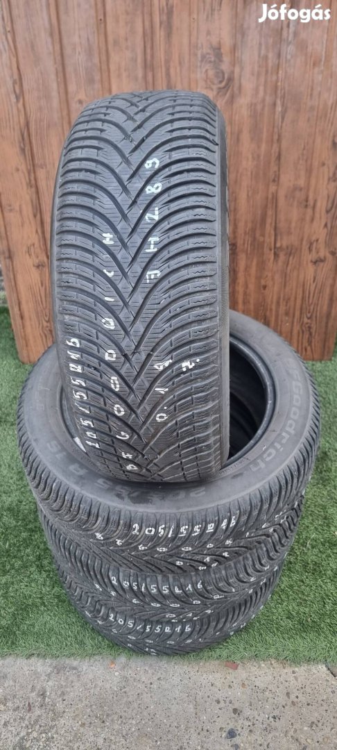 Bfgoodrich 205/55 R16 7mm 2019-es Téli Gumiabroncs 4db #289