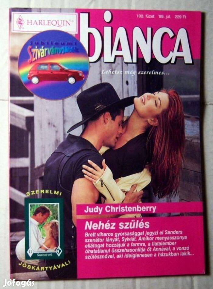 Bianca 102. Nehéz Szülés (Judy Christenberry) 1999 (romantikus)