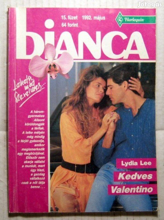 Bianca 15. Kedves Valentino (Lydia Lee) 1992 (2kép+tartalom)