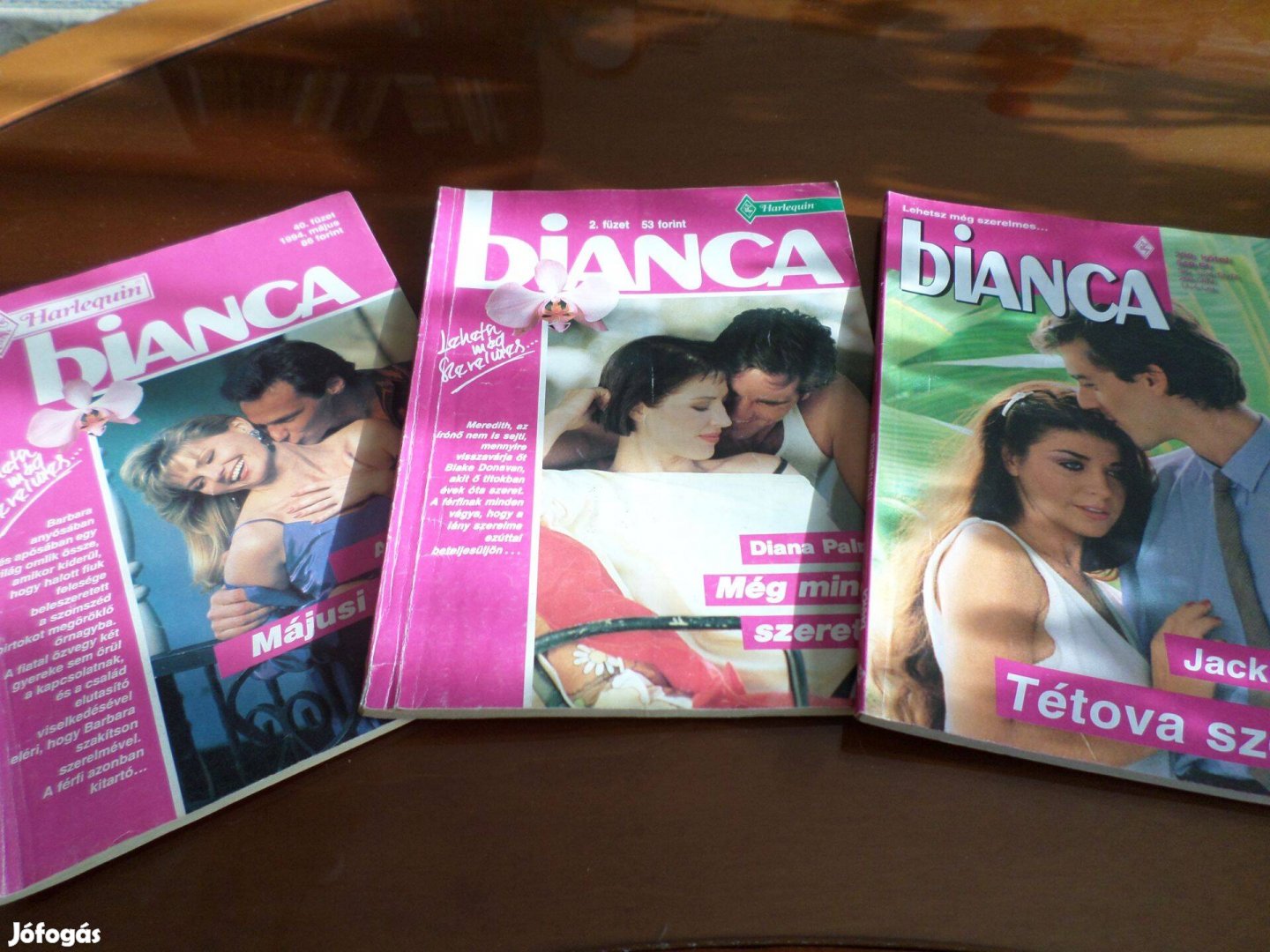 Bianca 1994 40 füzet Anne Henry Májusi vasárnap 3 db egyben Romantikus