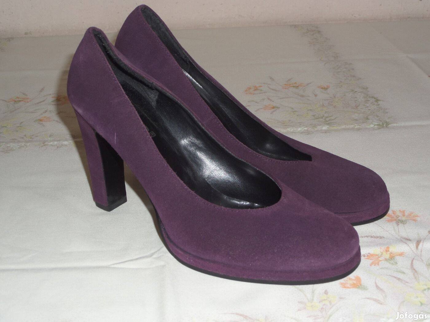 Bianco lila bőr női cipő (40-es)