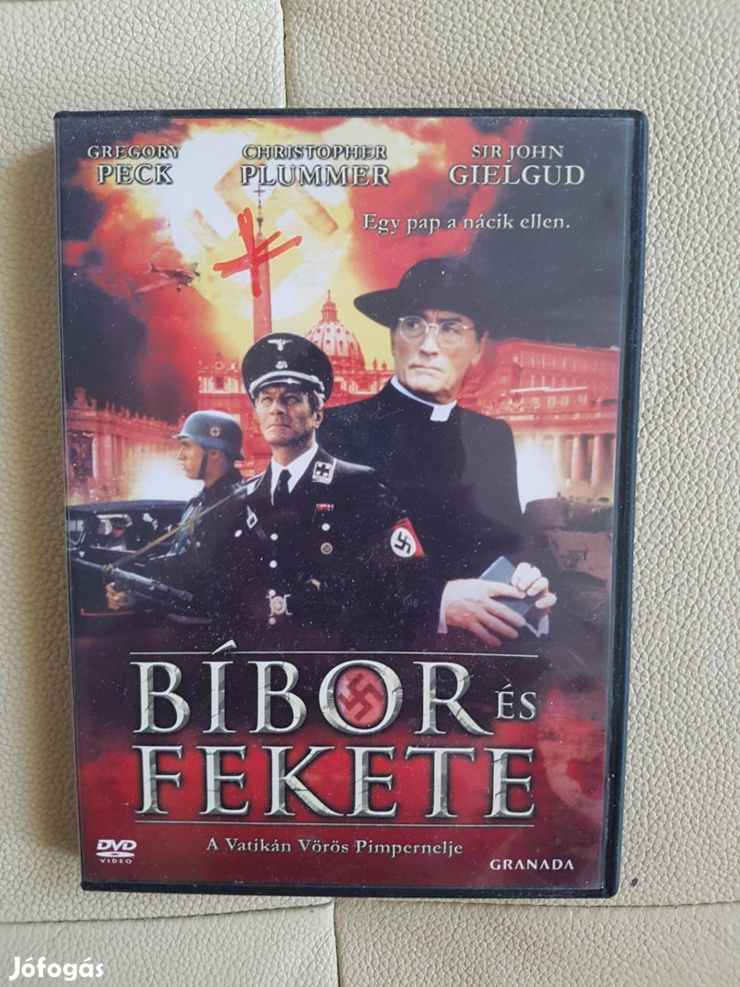 Bíbor és fekete A Vatikán vörös pimpernelje eredeti DVD film 2. világh