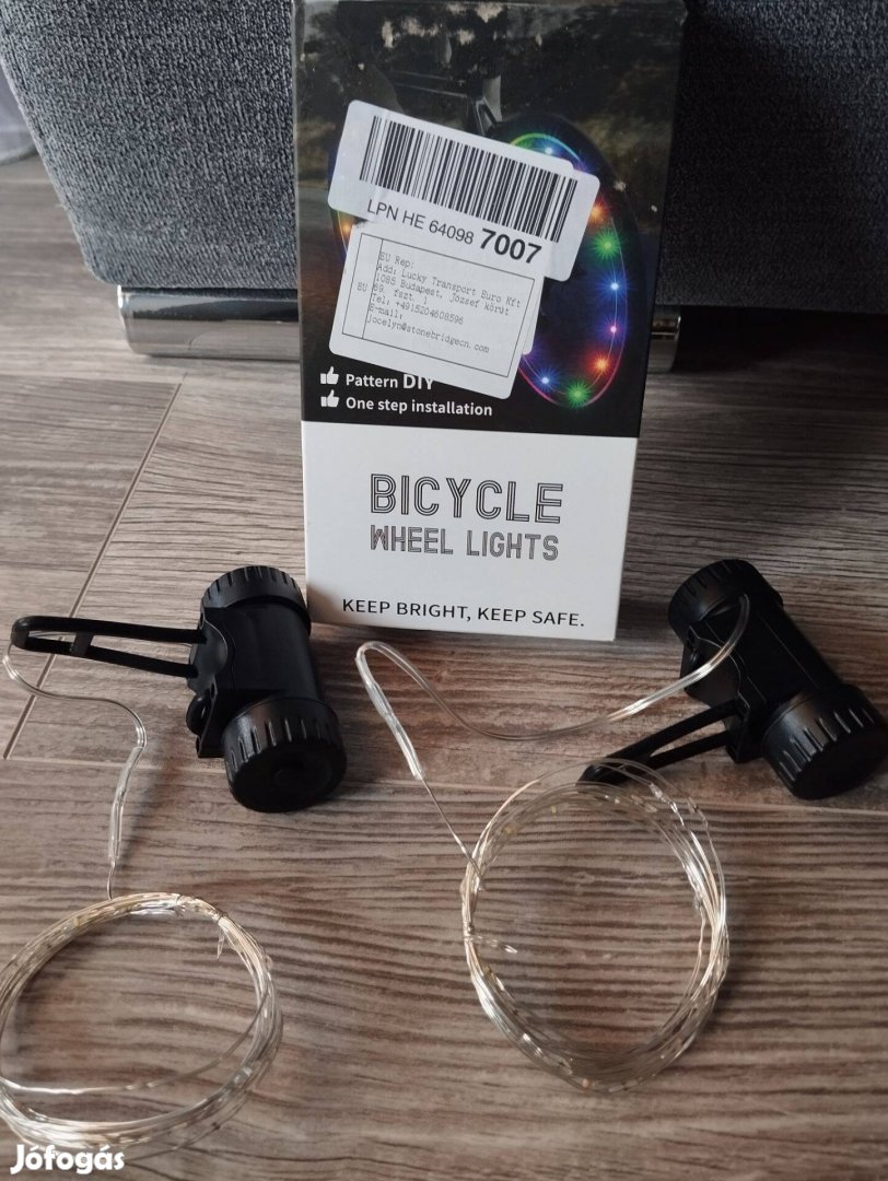 Bicikli kerék LED világtás
