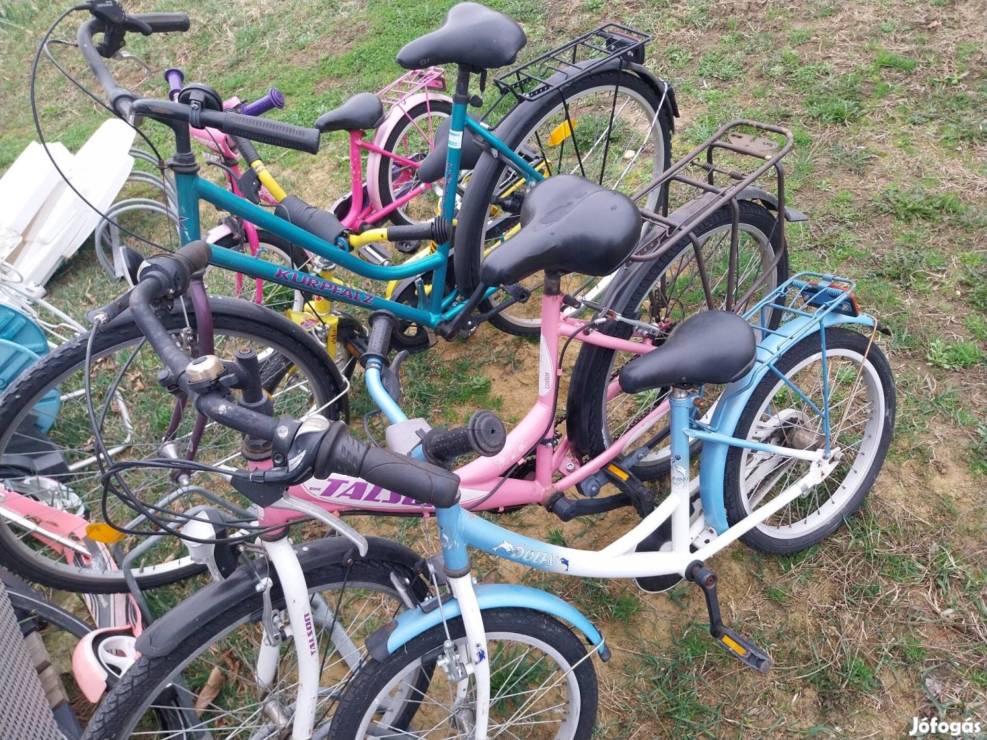 Bicikli kerékpár 5db női gyerek felnőtt 